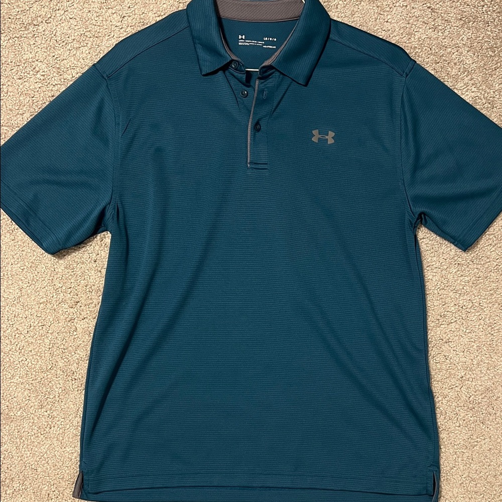 Under Armour Men's Teal Polo Shirt